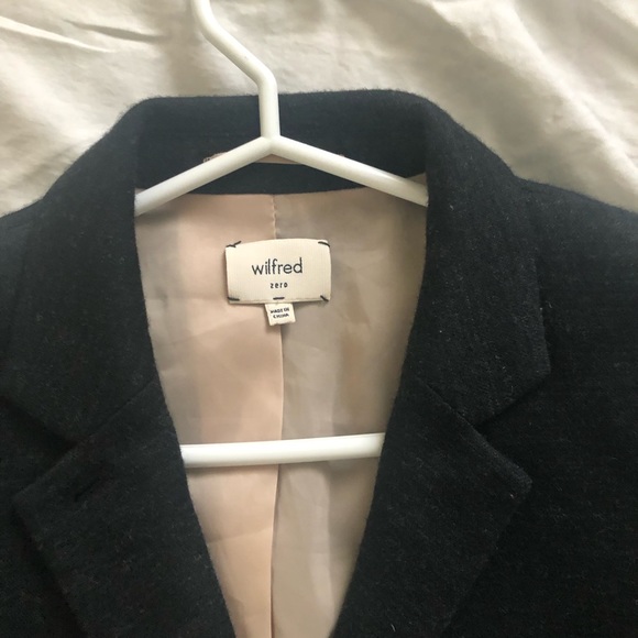 Wilfred Wool Blazer Black Size 0 - Picture 3 of 5